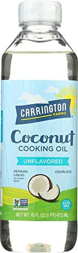 Carrington Farms Coconut Cooking Oil, 16 Ounce, Packaging May Vary - Pack of 3