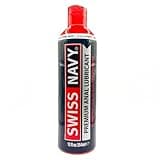 SWISS NAVY Silicone Based Personal Lubricant & Anal Lubricant Gel for Men, Women, Couples, Latex-Safe Long Lasting Personal Lubrication, Works Underwater, Paraben Free & Glycerin Free, 12 Oz