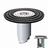 Odor Proof Shower Drain Plug, Bath Drain backflow Preventer, with Magnetic Closure Valve, Hair Catcher and Silicone Reducer Ring, Suitable for Floor drains, sewers, Pipes (1.5''-3.9 '' ID)