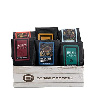 Sampler Coffee Variety Pack | 100% Specialty Arabica Coffee | 6 1.75oz Try-Me-Size one pot bags, light-medium roast