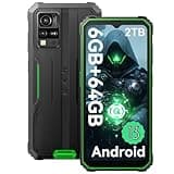Blackview Rugged Phones Unlocked, 2024 BV4800 Rugged Smartphone, 6GB+64GB/SD 2TB, Android 13, 5180mAh, 6.56''HD+, IP69K Waterproof Smart Phone, Fingerprint Unlock, 4G, NFC, 3 Card Slots, Glove Mode