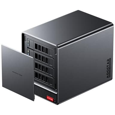 AOOSTAR WTR PRO AMD Ryzen 7 5825u 4 Bay NAS Mini PC, NO RAM NO SSD, 4K HDMI, 2 * M.2 NVMe Slots, 2.5/3.5 SATAx 4 Storage (Up to 4 * 22TB)