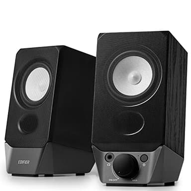 Edifier Computer Speakers with Bluetooth 5.3 for Desktop / Laptop / Mac / Monitor, 2.0 USB Powered PC Speaker System, Deep Bass, Balanced Stereo, 3.5mm Aux-In Plug and Play