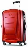 Samsonite Winfield 2 Hardside Expandable Luggage with Spinner Wheels, Orange, Checked-Large 28-Inch