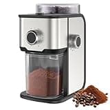 AYCHIRO Burr Coffee Grinder, Adjustable Coffee Bean Grinder Electric with 14 Grinding Settings,2-12 Cups for Espresso, Drip Coffee and French Press
