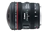 Canon EF 8-15mm f/4L Fisheye USM Ultra-Wide Zoom Lens for Canon EOS SLR Cameras (Renewed)