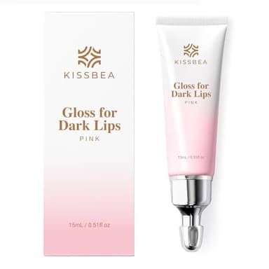 KissBea Lip Lightening for Dark Lips: for Smokers, Dry or Uneven-Toned Lips – Restores Natural Look & Moisture with VC, Lemon Peel & Licorice – Refreshing Mint Scent – 15 mL