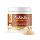 Fera Pet Organics Probiotics for Dogs & Cats - Vet Created - Cat & Dog Probiotic Supplement - 12 Strains & Prebiotics for Pet’s Digestion - 60 Scoops​