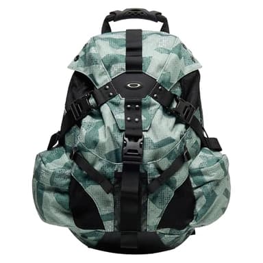 Oakley Icon RC Backpack, Abstract Camo Green, Durable Water-Resistant Fabric, Multiple Compartments, Unisex (FOS901479-32Q-U)