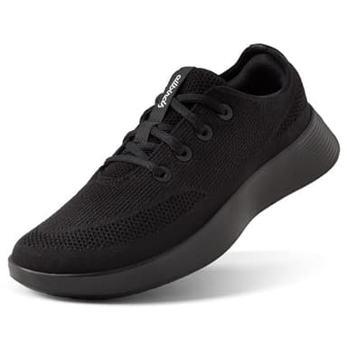 Allbirds Men's Tree Runner Go Everyday Sneakers - Natural Black (Natural Black Sole) - 10.5 Medium