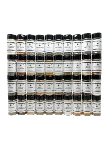 Ultimate Pantry Seasoning, Herb, Spice and Seasoned Salt Set | 40 Count | Premium All Natural | Everything Your Spice Rack Needs! | Create Unique Flavors at Home!