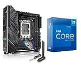 Micro Center CPU Motherboard Intel i7-12700K 12th Gen 12-Cores LGA 1700 Desktop Processor with ROG Strix B760-I Gaming WiFi DDR5 Mini-ITX Motherboard