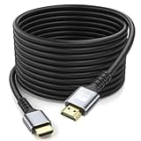looyotul 4k Hdmi Cable 50ft Ultra High Speed HDMI 2.0 Cable 4K@60Hz 18gbps Gold Plated Connector 3D ARC Ethernet HDMI Cord for HDTV Monitor Laptop Roku TV Xbox PS4/PS5(Silvery)