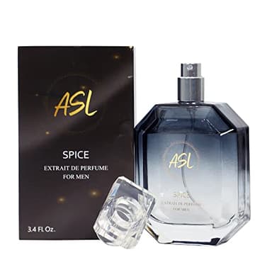 ASL Spice Eau de Parfum for Men – 100ml Long Lasting Perfume Spray – Masculine, Sweet & Spicy Cologne with Wood, Citrus, and Floral Notes Fragrance – Hypoallergenic & Perfect for Men.