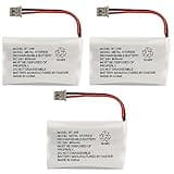 Uniden BBTY0504101 Model BT446 Nickel Metal Hydride Rechargeable Cordless Phone Batteries (Pack of 3) for use with T94 Series, TWX977 and WXI977 Cordless Phones
