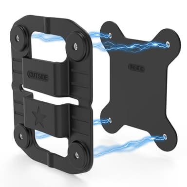 CXVKML Body Cam Magnet Mount,8pcs Magnets Style,Strong Magnet Camera Holder Fit for All Models Police Body Cam, Stick to Clothes Prevent Law Enforcement Camera from Moving (1)