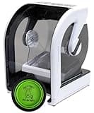 Closer Pets MiBowl® Microchip Automatic Pet Feeder for Cats & Small Dogs - Auto-Opening - Enclosed Design (CP500) - Includes eOutletDeals Travel Bowl
