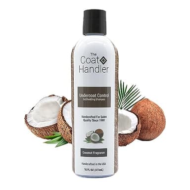 The Coat Handler Undercoat Control deShedding Dog Shampoo, 16 oz - Combats and Reduces Shedding, Undercoat Removal, Omega 3 & 6 Rich, Vitamin E Strengthens The Hair Follicle