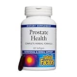 Natural Factors, Prostate Health Formula, Herbal Support for a Healthy Prostate with Saw Palmetto and Turmeric, 60 softgel (60 servings)