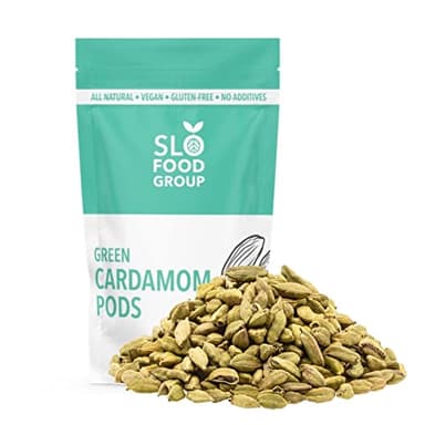 Slofoodgroup Green Cardamom Pods -Natural Cardamom Spice - 2 Oz.