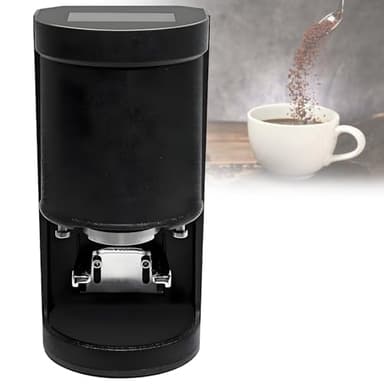 GLBMXDD Electric Coffee Tamper 58mm, Automatic Tamper Espresso, Commercial Coffee Tamper, 1-3 Tamping Cycles, 5-30KG Pressure, for Coffee Shops & Home Use Black-Threaded