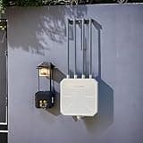 WAVLINK 2025 AX3000 WiFi 6 Wireless Outdoor Repeater, Long Range Outdoor WiFi Extender with Dual Band/PoE/IP67 /600mW of Power/Up to 256 Devices, Work with Starlink Support for Farm,Campsite