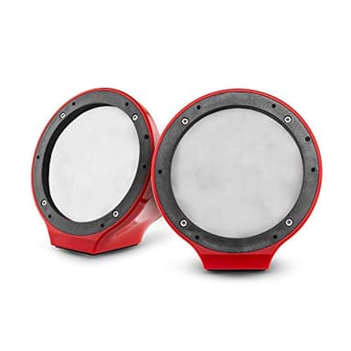 DS18 NXL-JS6/RD Red Flat Mount Speaker POD Universal Enclosure 6.5" - for All Elements Jet SKI, Marine, Jeep & UTV/ATV - Pair (NO Speaker)