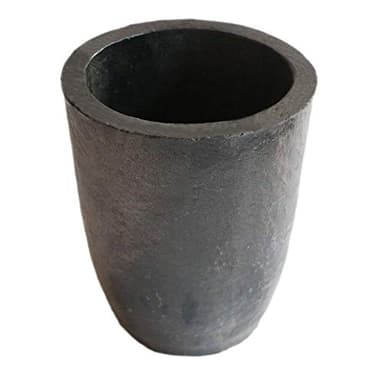 OTOOLWORLD 10KG Clay Graphite Crucible Foundry Cup Furnace Torch Melting Casting Refining Gold Silver Copper Brass Aluminum Lead Zinc and Alloys 1100ML