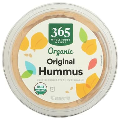 365 By Whole Foods Market, Organic Hummus, Original, 8 Ounce