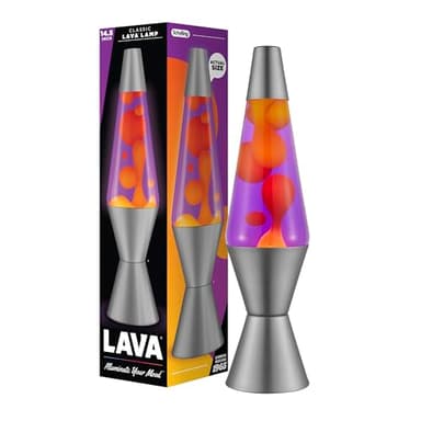 Lava® Lamp - 14.5" Purple Sunset - The Original Motion Light - Yellow Wax and Purple Liquid - Item #2635 (Amazon Exclusive)