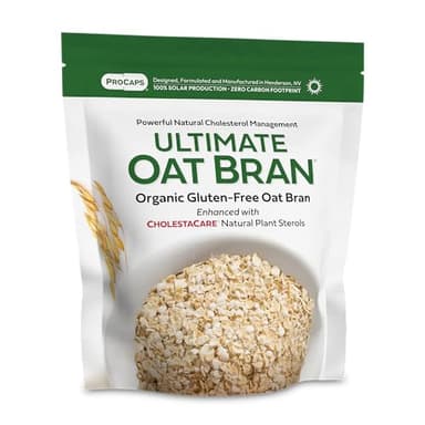 ANDREW LESSMAN Ultimate Oat Bran 30 Servings - Premium Organic, Gluten-Free Oat Bran, Heart-Healthy Fiber and Non-GMO Sourced Phytosterols. Promotes Healthy Cholesterol Levels. No Additives