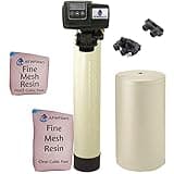IRON Pro 2 Combination water softener iron filter Fleck 5600SXT digital metered valve for whole house (48,000 Grains, Almond)
