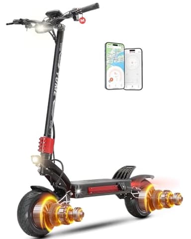 M YUME SCOOTER Raptor 6000W Motor Scooter, 50MPH 56 Miles 60V 27AH Electric Scooter for Adults, 11" Long Range Scooter Fast Escooter for Commuting & Adventure