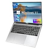 FUNYET 16 Inch Gaming Laptop, Laptop Computer 2025 Windows 11 Pro, 16GB RAM 512GB SSD, Intel 12th Gen N95 Processor(up to 3.4GHz), Backlit Keyboard, Fingerprint Unlock, FHD 1920 * 1200