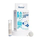 Romod 5-in-1 Tofu Cat Litter, Mixed Cassava, Bentonite, Baking Soda, SAP, Natural Plant, Fast Clumping, Strong Water Adsorption & Deodorization, No Tracking, Dust-Free, Flushable, 7.9lbs