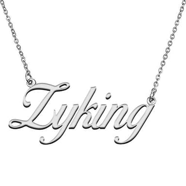 GR859C Custom with Gold Plated Name Necklace for Women Zyking