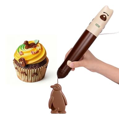 3D Chocolate Pen, Food Pen for Baking and Cake Decorating, DIY Tool for Edible Drawings and Sculptures, Creative Activity for Baking Enthusiasts and Families