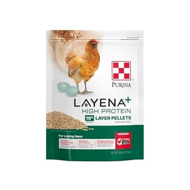 Purina Layena + High Protein Layer Chicken Feed (10 Pound)