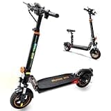 Electric Scooter for Adults, Foldable E Scooter with Seat, 30 MPH Top Speed, 35 Miles Range, 10" Off Road Pneumatic Tires, 800W Motor Folding Commute Escooter for Adults and Teens