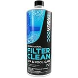 Hot Tub Filter Cleaner Soak, Pool Filter Cleaner & Pool Cartridge Cleaner - Spa Filter Cleaner Soak & Spa Filter Cleaning Solution for HotTub Cartridges. Easy to Use Filter Degreaser - AquaDoc PT
