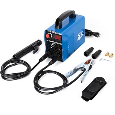 S7 ARC-200 Stick Welder, 110V Portable DC Inverter Welder for Beginners and Home Use, Simple Controls, Anti-Stick Welding Machine for DIY & Repair