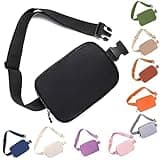 Belt bag Fanny pack crossbody bags for women Everywhere belt bag (black)