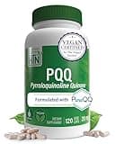 Health Thru Nutrition PQQ 20mg 120 Servings Pyrroloquinoline Quinone as PureQQ | Promotes Mitochondrial Biogenesis | Certified Vegan | Non-GMO Gluten Soy Free Capsules| Clean Label PQQ Supplement