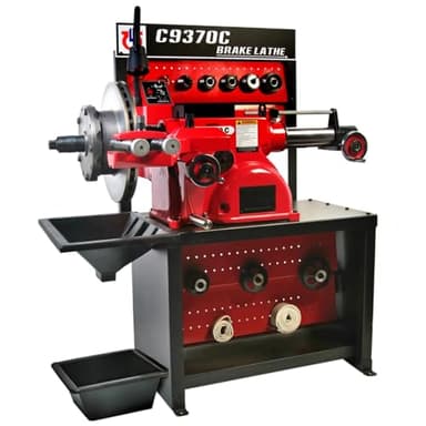 HPDMC Heavy-Duty Combination Disc/Drum Brake Lathe Machine w/Bench & Standard Tooling Adapter Package C9370C