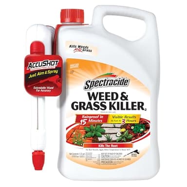 Spectracide Weed And Grass Killer with AccuShot, Continuous Power Sprayer, 1.33 Gallons, 1 Pack