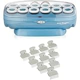 BabylissPRO Nano Titanium Professional 12 Count Jumbo Hot Rollers and 10 Clips Bundles