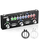 LEKATO Multi Effects Guitar Pedal, with IR Loading 9 AMP Models, Delay Reverb Distortion Overdrive Pedal, Rechargable Electric Guitar Effects Multi Pedal Support Recording,Bluetooth 5.0
