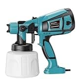 efekol Electric Paint Sprayer - 1000W HVLP Spray Gun with 4 Nozzles and 3 Patterns & 1400ml High Capacity, Easy to Clean,for DIY Furniture, House, Fence, Walls, Etc.