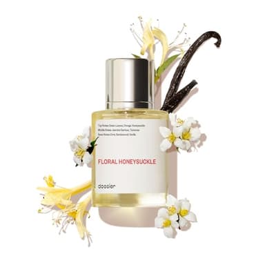 Dossier - Floral Honeysuckle - Eau de Parfum - Inspired by G.Bloom - Perfume Luxury - Pure Infused - Paraben-Free - Vegan - For Women - Fragrance 1.7 oz (Spray 50ml)