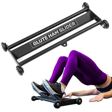 Glute Ham Glider [Bells of Steel] Home Gym Multi-Function Ab Glute Machine, Heavy Duty Ab Glider Machine for Hamstring Curl, Abdominal and Leg Workouts